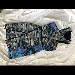 Parker multicolored dress size small